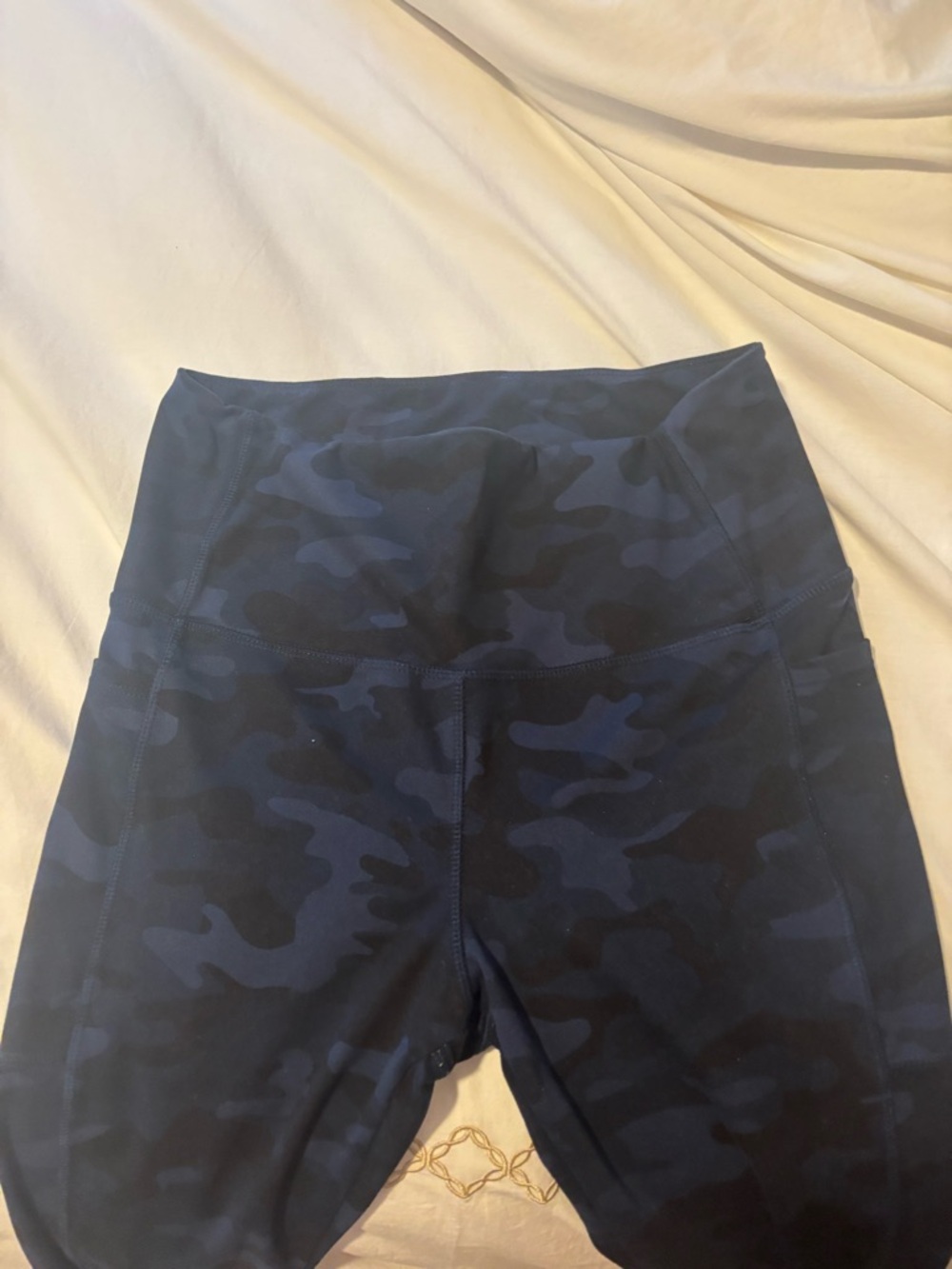 Danskin Navy Blue Camo High-Waist Leggings